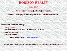 Tablet Screenshot of 1horizon.net